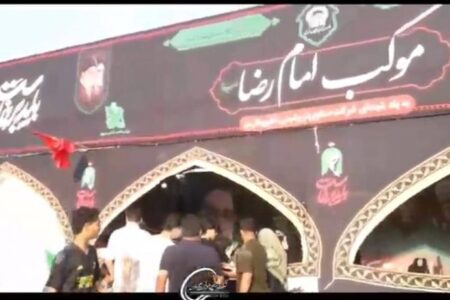 خدمت‌رسانی شبانه‌روزی به زائران حسینی در موکب هلدینگ خلیج‌فارس در عسلویه