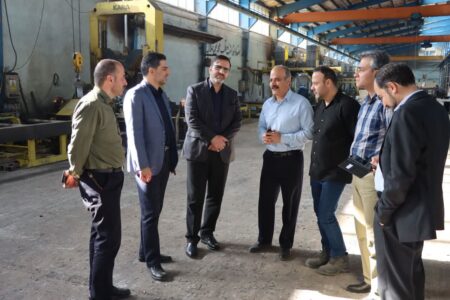بازدید شهردار همدان از مجموعه صنعتی پولاد صنعت هگمتانه