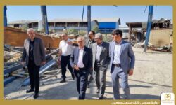 تداوم تولید و حفظ اشتغال؛ محور بازدید معاون مدیرعامل بانك صنعت و معدن در استان مركزی