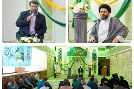 طنین آوای وحدت و محبت در آیین گرامیداشت میلاد پیامبر اعظم (ص) و امام صادق (ع) در بانک مسکن