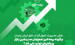 نقش مدیریت تحول گرا در خلق ارزش پایدار؛ چگونه بیمه البرز هم زمان صدرنشین بازار و پشتیبان تولید ملی شد؟